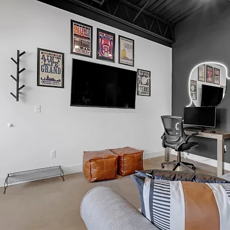 New Studio Sleeps 4 - 7 Mins To Dwtn Nashville Exterior photo